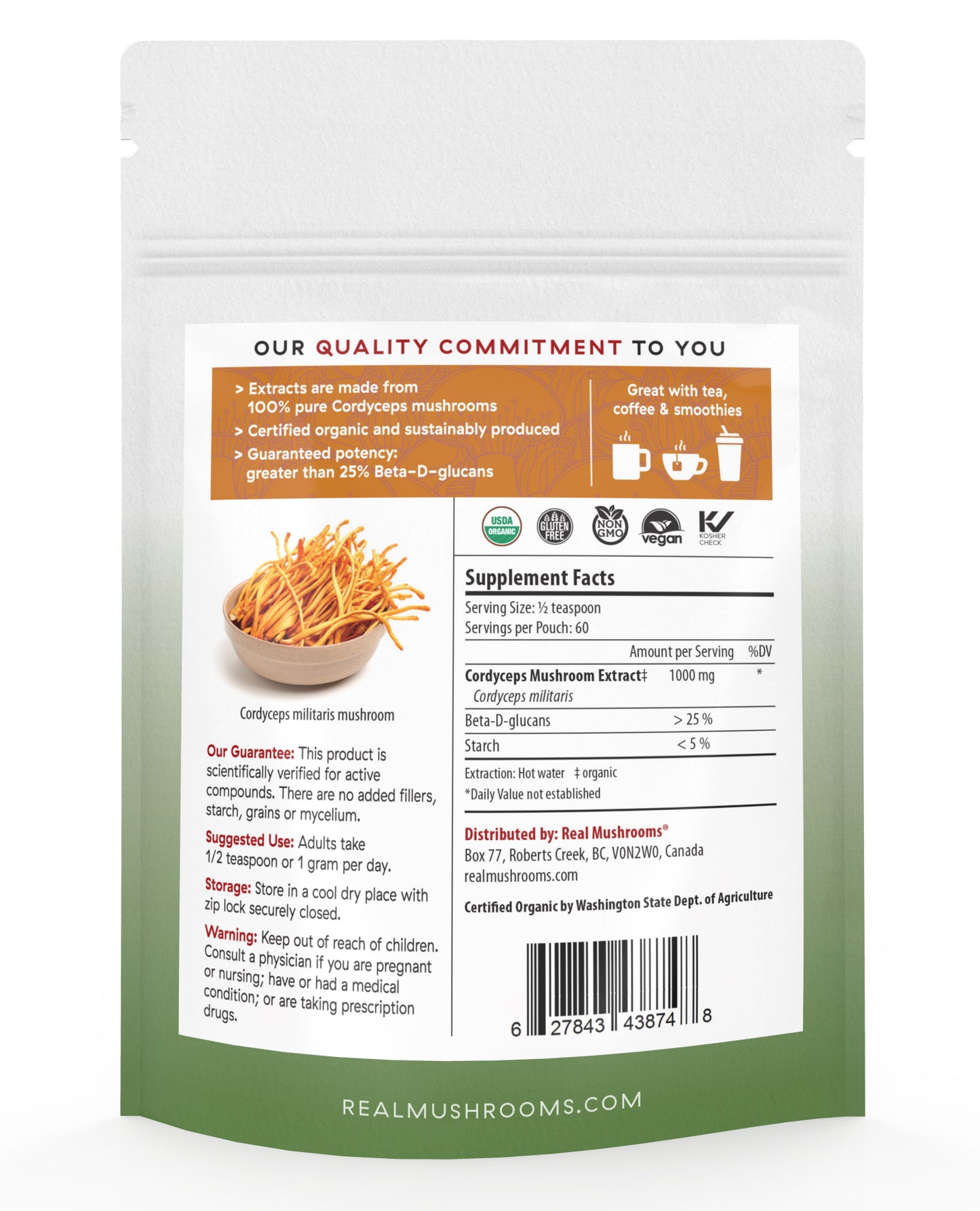 Cordyceps Mushroom Extract Powder