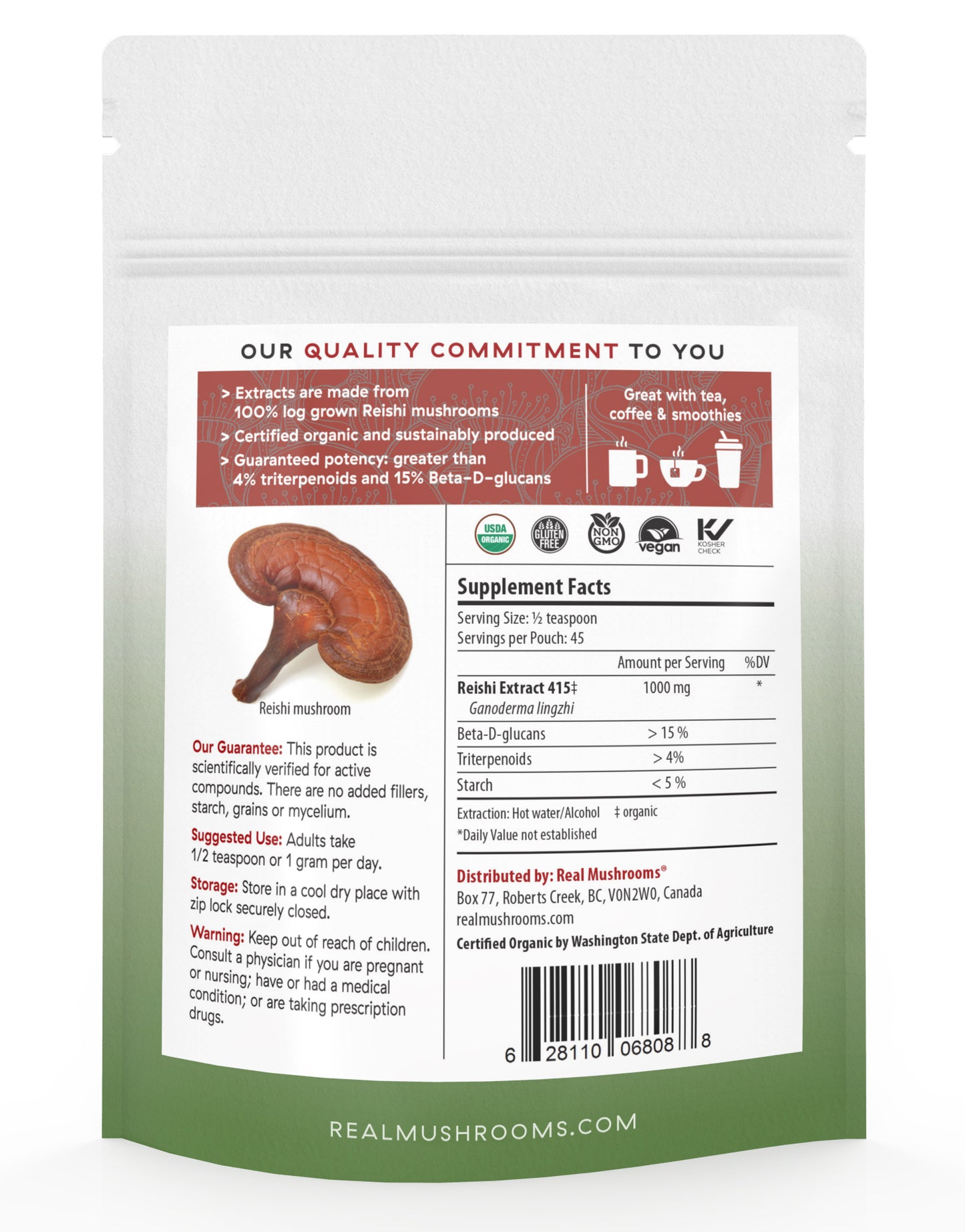 Reishi Mushroom Extract Powder