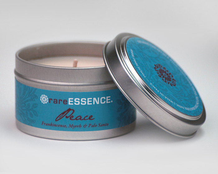 Candle, Peace Travel Tin