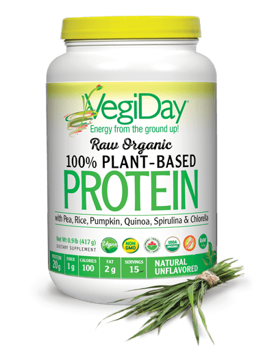 VegiDay Protein Powder, Natural Unflavored