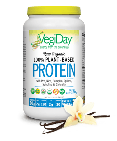 VegiDay Protein Powder, French Vanilla